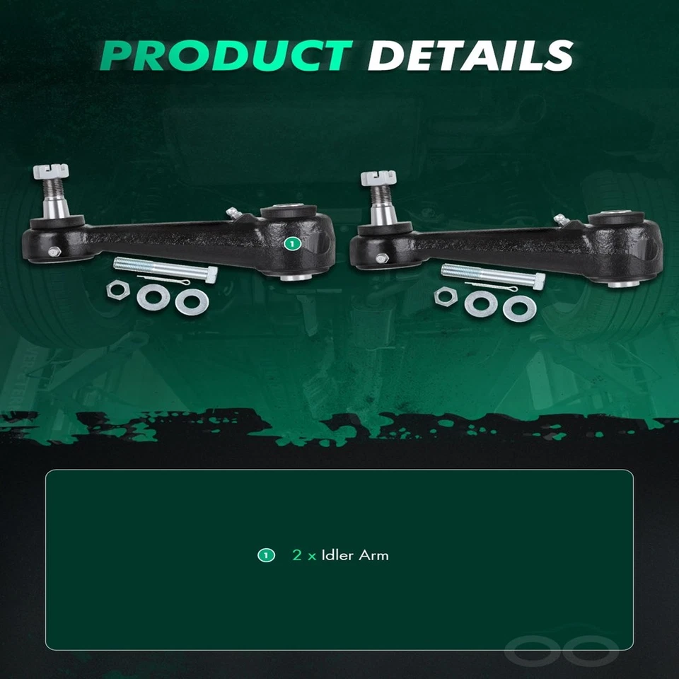 2x Kit de brazos de suspensión loca para Dodge Ram Van 3500 K7106 1994-2001 2002 2003 Foto 2 de 4