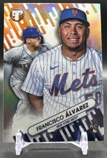 2023 Topps Pristine Francisco Alvarez Fresh Faces #FF-12 RC Mets