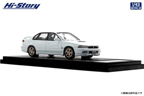 Hi Story 1/43 SUBARU LEGACY RS 1997 Pure White Diecast Model Car HS499WH NEW - Image 3 of 4