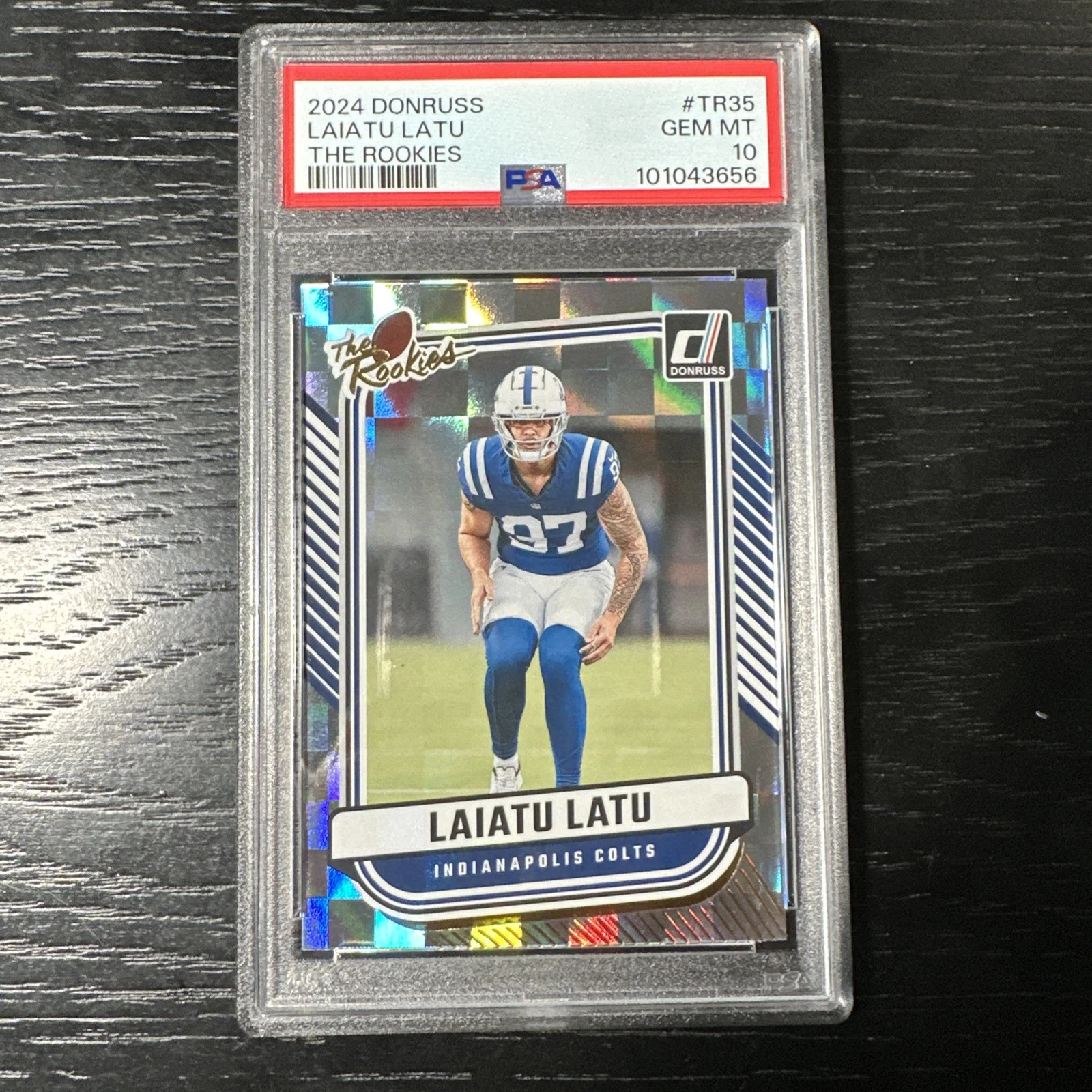 Laiatu Latu Panini Donruss the Rookies #TR35 Base