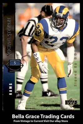 #ad 1994 Upper Deck Michael Stewart #96 Miami Dolphins Electric NFL Football $1.99