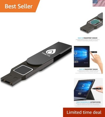 Portable FIDO2 Security Key with Fingerprint Sensor - Ultimate Online Protection