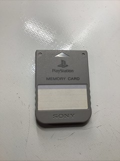 Sony PlayStation OEM Official 1 PS1 PSX Memory Card SCPH 1020 GRAY