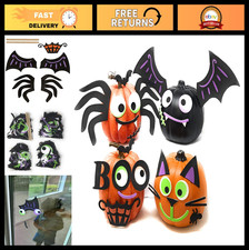 126-Piece Foam Halloween Pumpkin Decorating Craft Kit - 16 Pumpkins, Stickers In