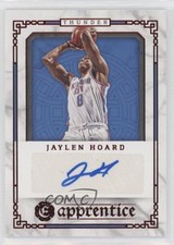 2020 Panini Chronicles Excalibur Apprentice Signatures Red Jaylen Hoard Auto 2u3