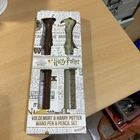 VOLDEMORT & HARRY POTTER Wand PEN & PENCIL SET WIZARDING WORLD (30C)