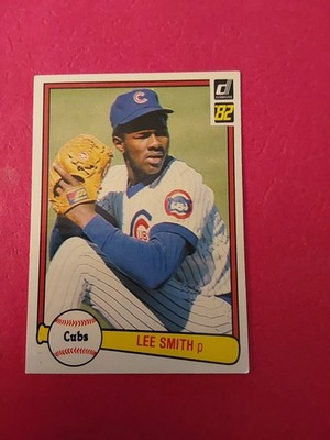 1982 Donruss #252 Lee Smith Rookie