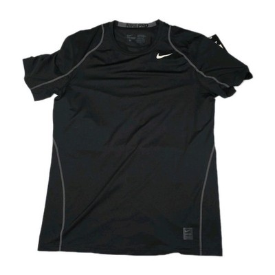 Nike Performance Pro Dri Fit Fitted stay Cool Black SZ L Shirt 703104-010 New 