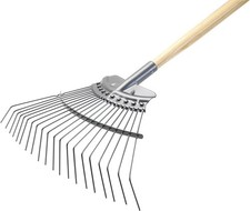 Spear & Jackson 3872KEW Kew Gardens Collection Carbon Heavy Duty Lawn /Leaf Rake