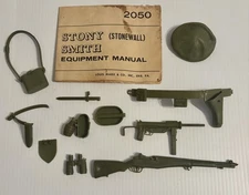 MARX Stony Stonewall Smith Weapons, Gear & Equipment Manual 1960’s
