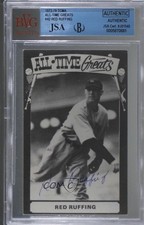 JSA Certified 1973 All-Time Greats Blank Back Close Crop Photos Red Ruffing 0q3