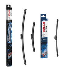 Ford Puma Wiper Blades Front + Rear Set 2019 Onwards BOSCH AEROTWIN A405S A281H