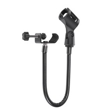2X(Microphone Stand Flexible Gooseneck Desk Clamp Holder Microphone 6070