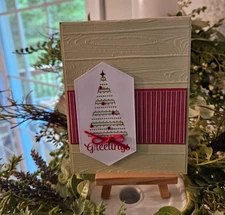 STAMPIN UP CARD KIT - TREES  GREETINGS KIT MAKES 4 #XS-363