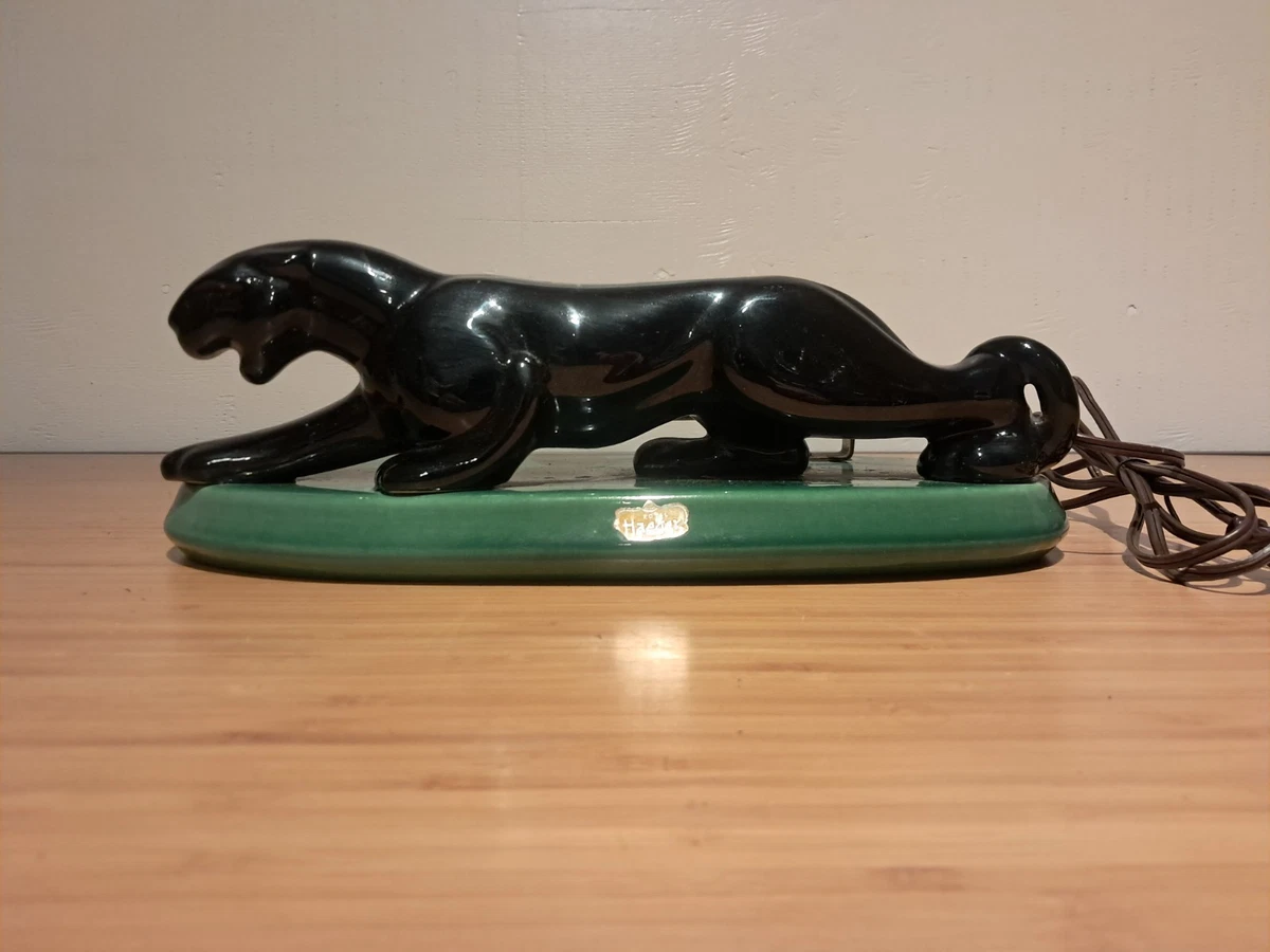 Vintage Panther Lamp, Retro & Mid-Century Collectibles (1950s) for