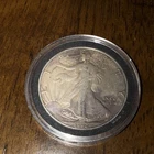 1990 American Silver Eagle 1 Oz Fine Silver Coin w/ nice toning!