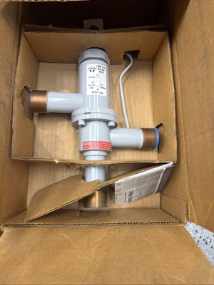 #ad 3 Way Heat Reclaim Valve 12D11C 1 3 8 ODF Solder Connection Brass Body $300.00