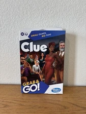 Hasbro Gaming Grab & Go Clue Game 2023 Travel Game NEW Great Gift Item
