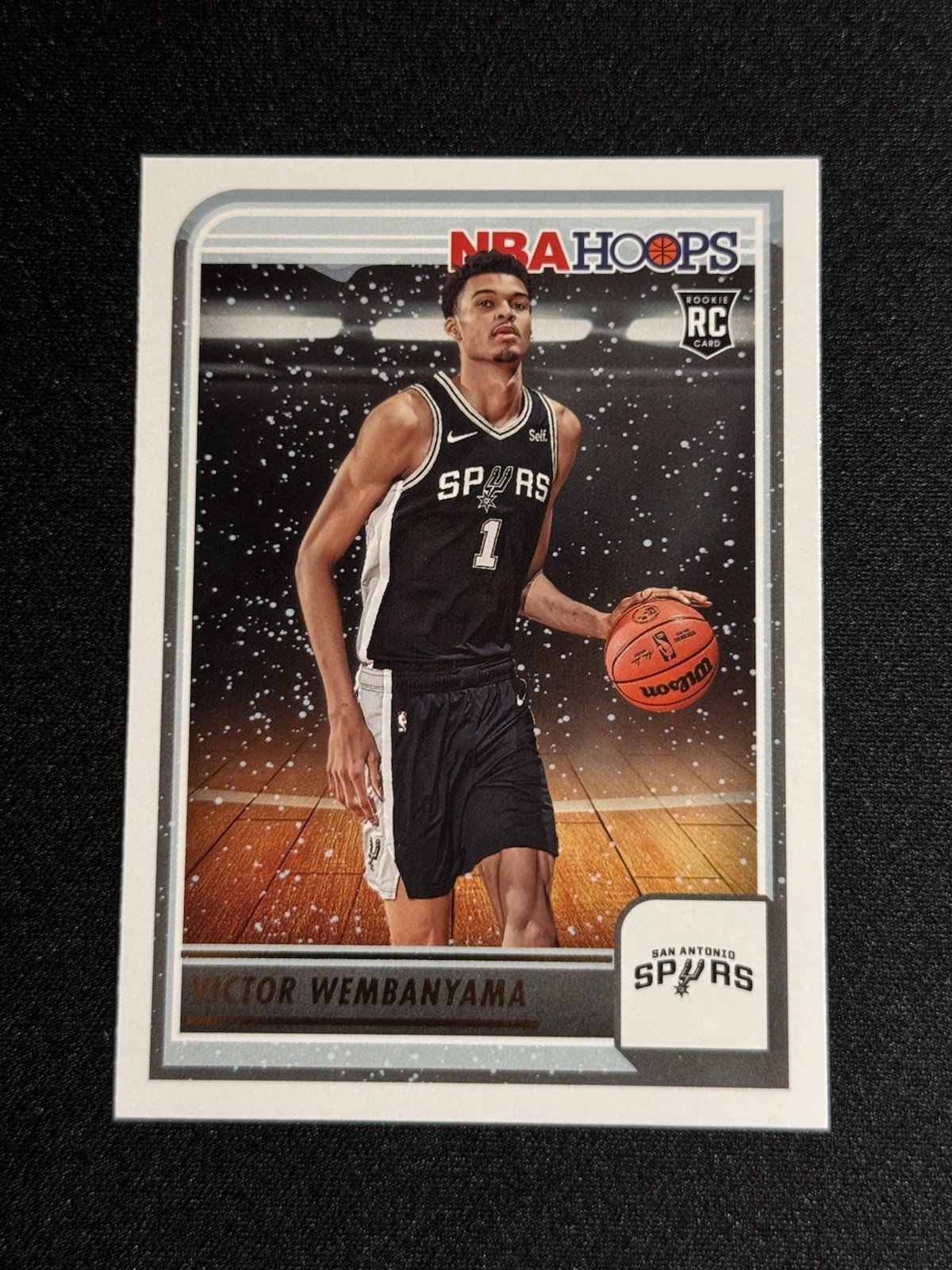 2023-24 NBA Hoops Victor Wembanyama #277 RC Rookie Winter Snow Spurs Wemby