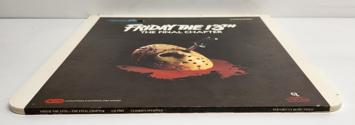 Friday The 13th The Final Chapter CED RCA Videodisc RARE