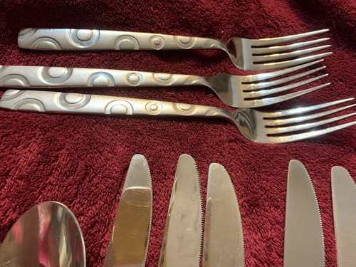 Besteck Cambridge Hemisphere Besteck Kreise Set 13 Teile - Bild 4 von 4