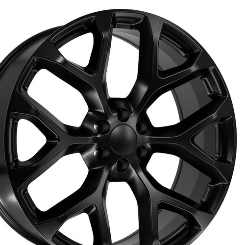 26x10 OE Wheels CV98B Satin Black Wheel 6x5.5 (24mm)