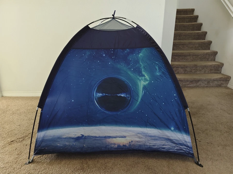Tienda de campaña Galaxy Play para niños cúpula espacial - Casa de juegos perfecta para regalo de vacaciones y cumpleaños Foto 3 de 4
