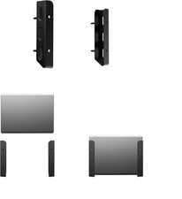 Wall  Under Desk Laptop Mount Holder, with Screw or Adhesive, Fits MacBooks,Sur