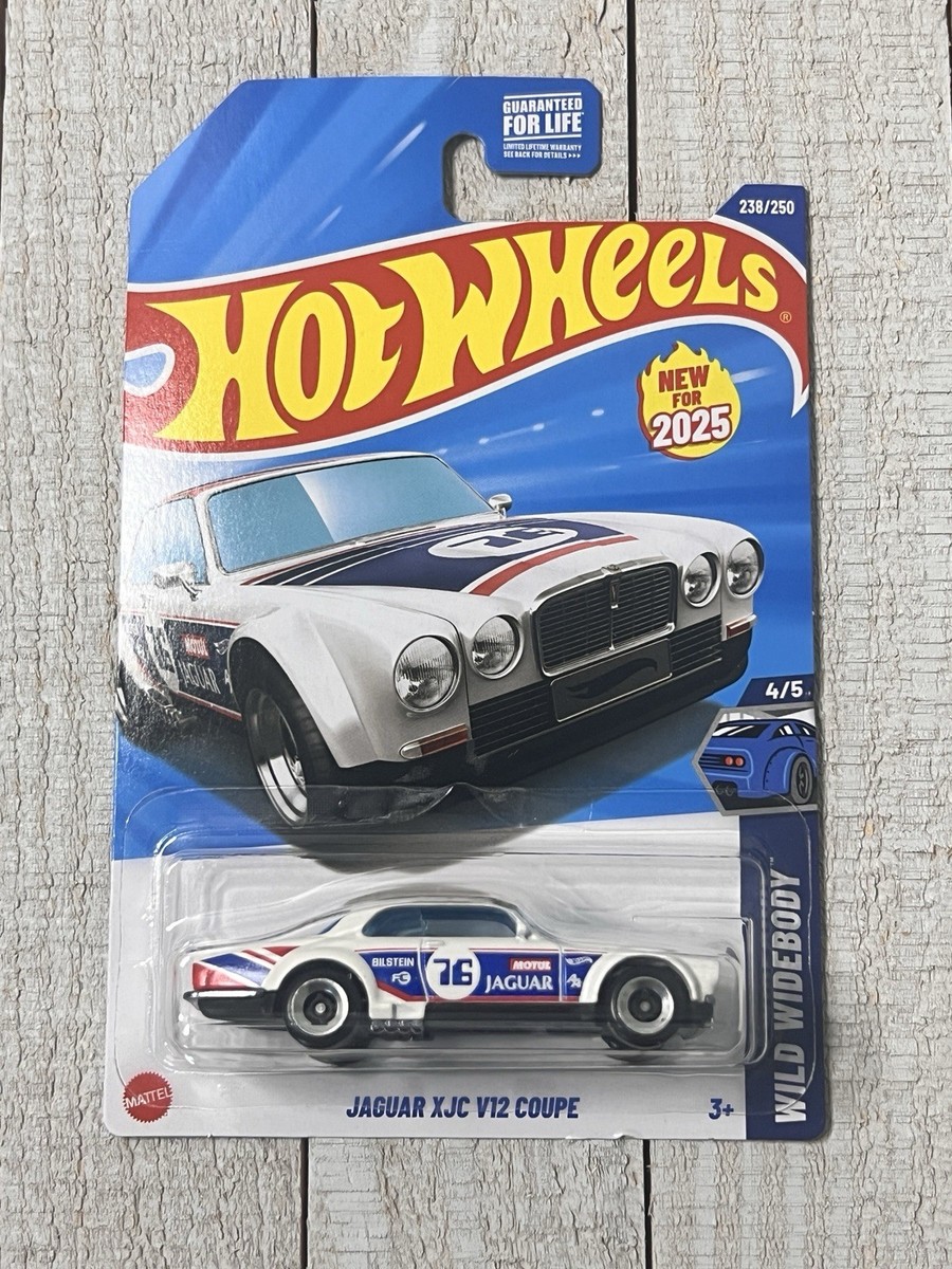 New Hot Wheels 2025 Case P Wild Widebody 4/5 Jaguar XJC V12 Coupe