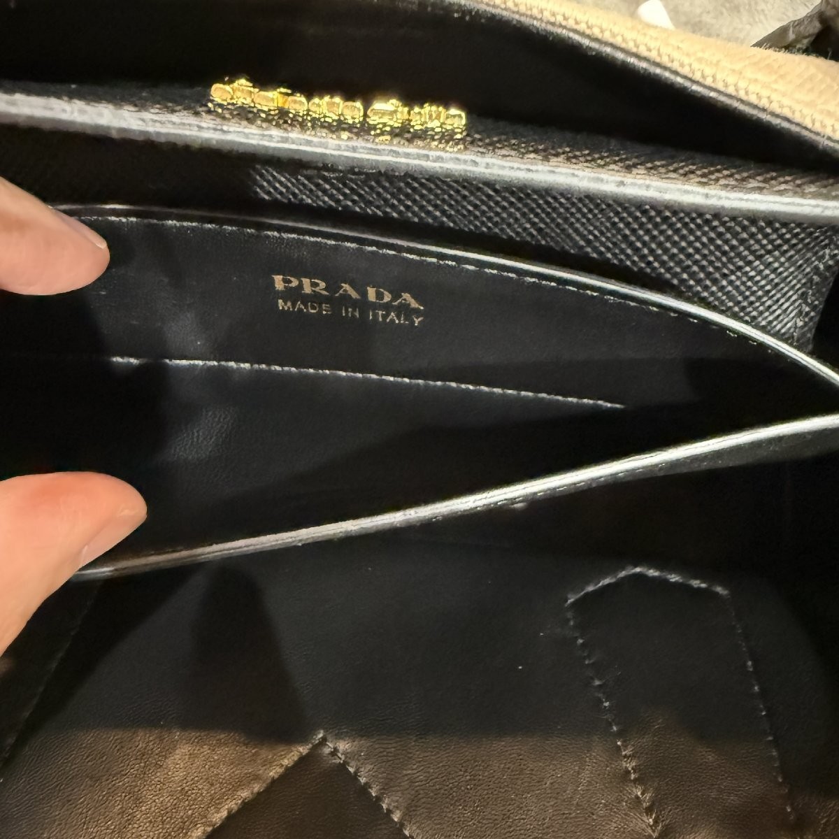 Item PRADA 2way Handbag CANAPA Saffiano Strap Free    Hokkaido and Okinawa f thumbnail 7