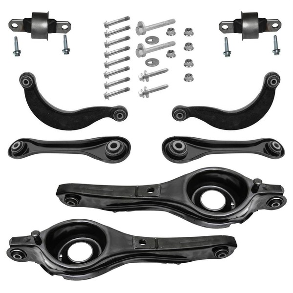 6 Querlenker 2 Hinterachslager FüR Ford Focus DAW DBW DFW Hinten Schrauben-image