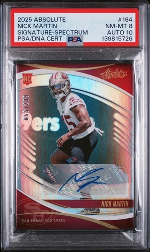 2025 Panini Absolute Nick Martin Base (RAW)