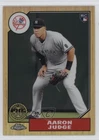 2017 Topps Chrome 1987 Design Aaron Judge #87T-8 Rookie RC