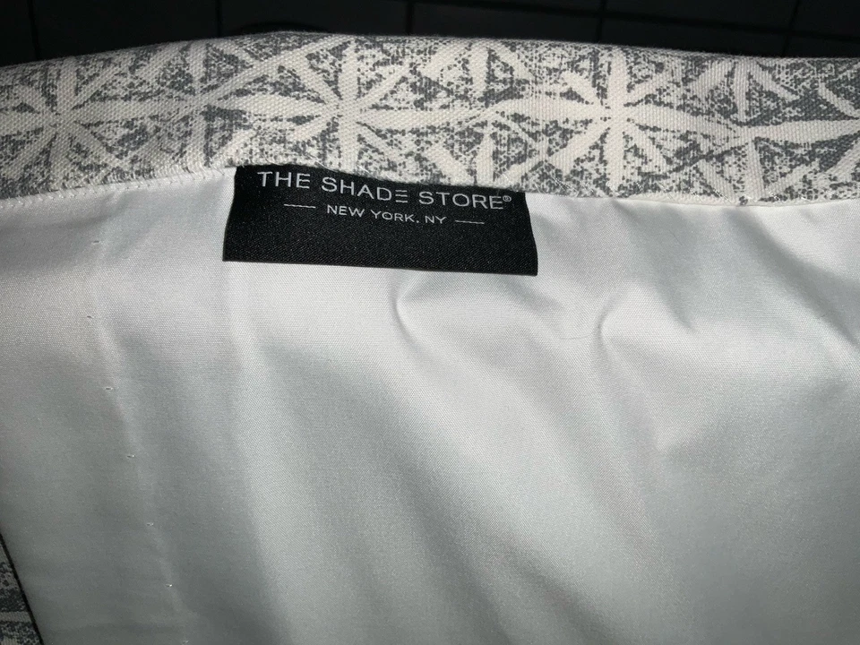 NEW CUSTOM DRAPES ~THE SHADE STORE~NATE BERKUS PINCH PLEAT~GREY&WHITE~95”L $1700 - Изображение 4 из 4