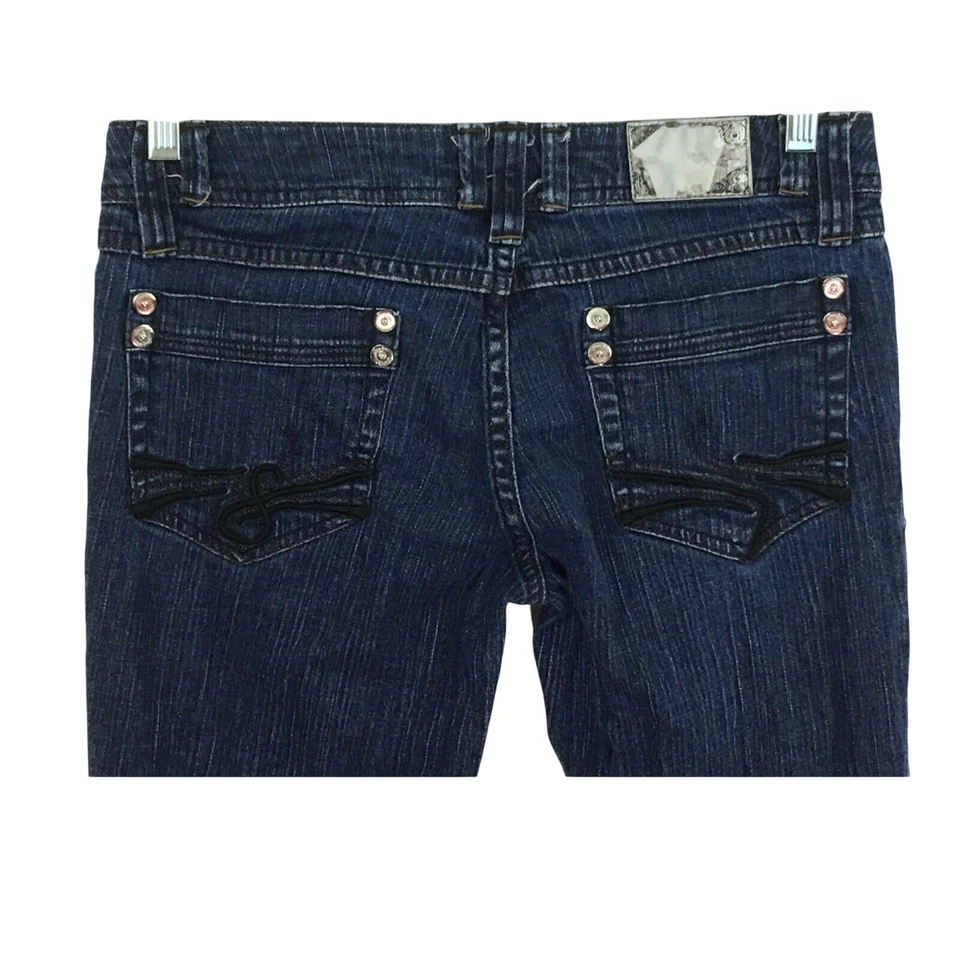 Джинсы Sean John Luxe с заниженной талией Bootcut Juniors 3 повседневные вестерн Normcore джинсовая ткань - Изображение 3 из 4