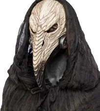 Bald Eagle Mask Long Nose Bird Plague Doctor Mask Half Face Beak Black Plaque...