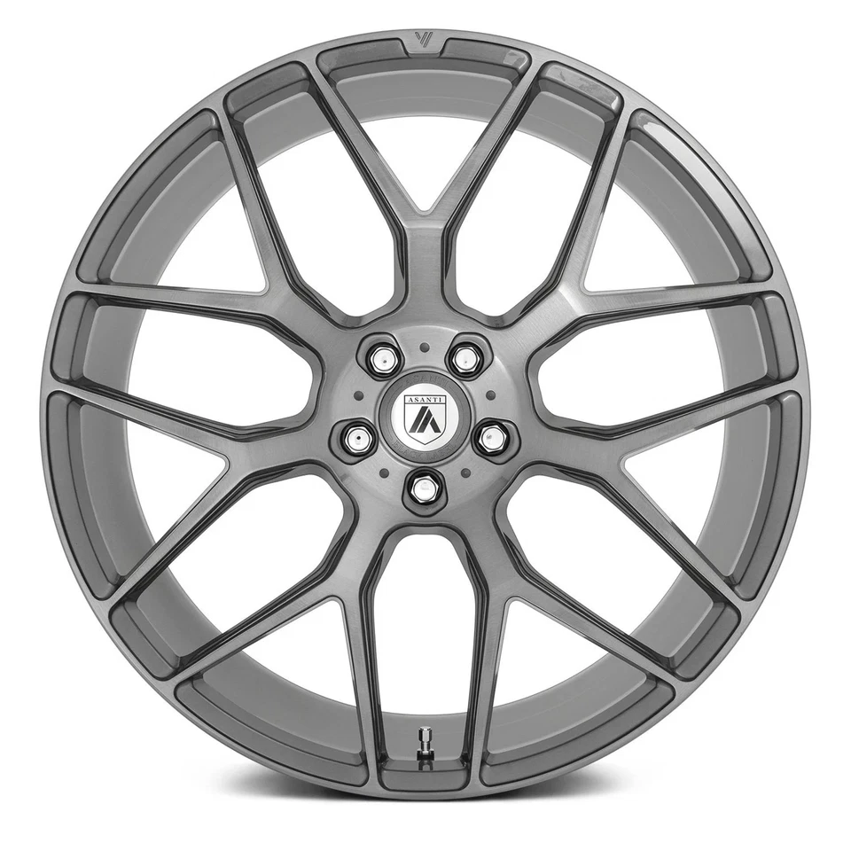 Asanti ABL-27 DYNASTY Wheels 22x9 (32, 5x114.3, 72.56) Titanium Rims Set of 4 — 第 2/4 张图片