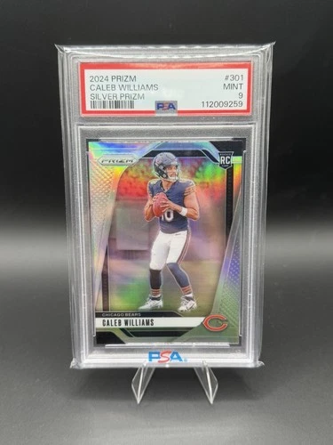 2024 Panini Prizm - Rookies Caleb Williams #301 Silver Prizm (RC) PSA 9