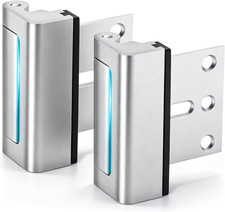 Home Security Door Lock, 2 Pack Door Reinforcement Locks for Front Door, Upgrade