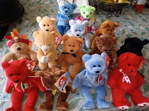 Lot Of Vintage Ty Beanie Baby’s Lot Nice Condition Mostly W Tags All Bears
