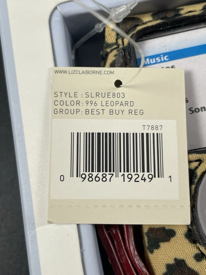 iPod Nano Liz Claiborne Wristlet Case Leopard Print 4GB 8GB Models - NEW NOS Vtg - Image 3 of 4