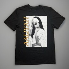 Aaliyah Black T-Shirt Men Unisex Sz. M - 100 Cotton Tee New Never Worn R B