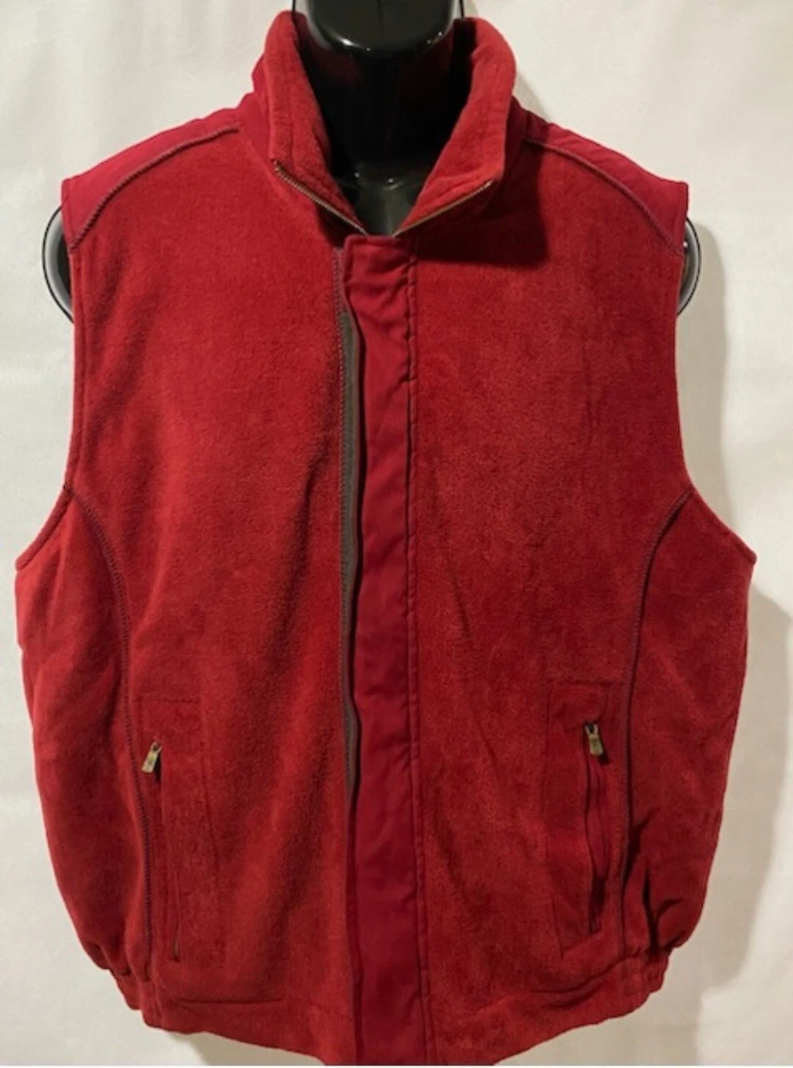 Tommy Bahama Red Vest Size Medium Luxury Class Outdoor