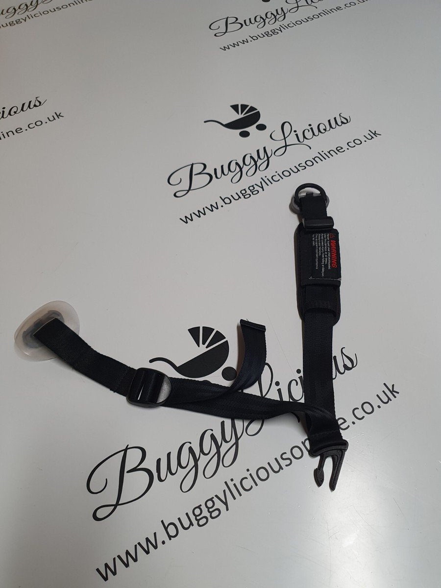BUGABOO Pushchair Bee PLUS LEFT Side HARNESS STRAP for Pram BLACK Part  Pad