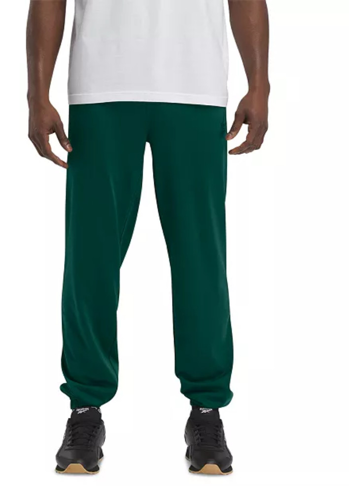 Мужские спортивные брюки Reebok Regular fit Зеленый Средний размер 5590₽