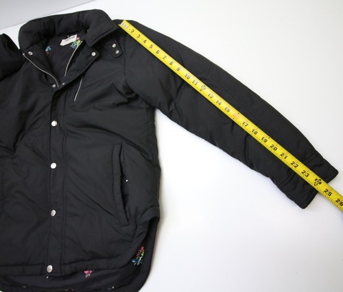 Zadig & Voltaire Kalice Jacket Coat Womens S Oversized Black Puffer Hood No Belt - Picture 18 of 18