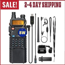 Digital Handheld Radio Scanner Fire Police 2 Way Transceiver Dual VHF FM EMS NEW