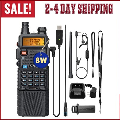 Digital Handheld Radio Scanner Fire Police 2 Way Transceiver Dual VHF ...