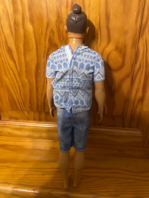 Poupée Ken Ami De Barbie Mattel Avec Chignon - Occasion, Voir Photo Pour L'état