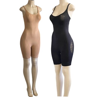 Women's Open Gusset Sculpting Superfit Full Coverage Seamless Shaping Bodysuit